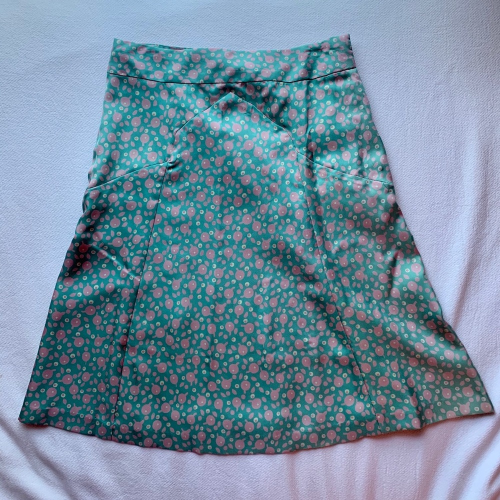 Marc Jacobs printed silk midi skirt